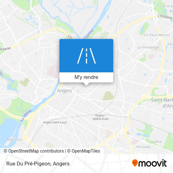 Rue Du Pré-Pigeon plan