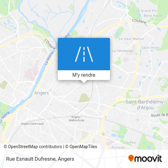 Rue Esnault Dufresne plan