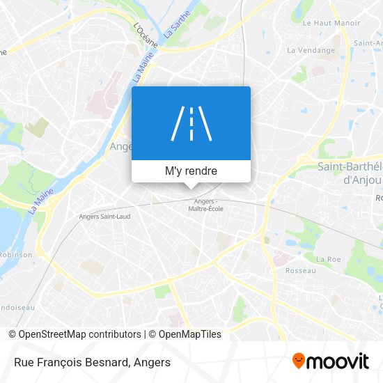 Rue François Besnard plan