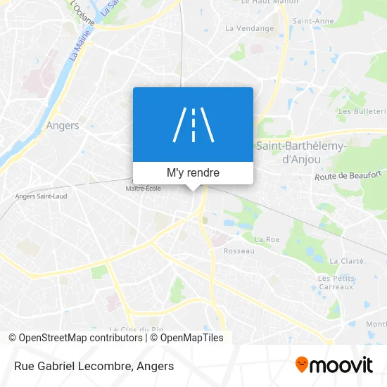 Rue Gabriel Lecombre plan