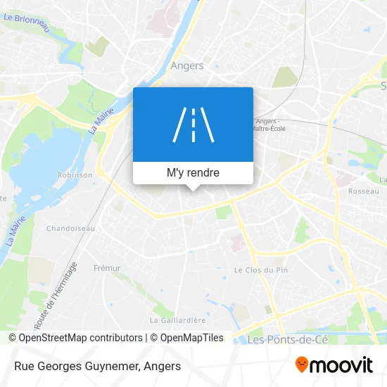 Rue Georges Guynemer plan