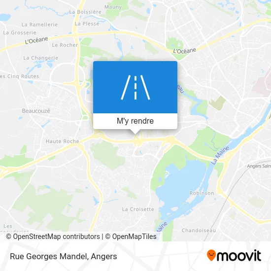 Rue Georges Mandel plan