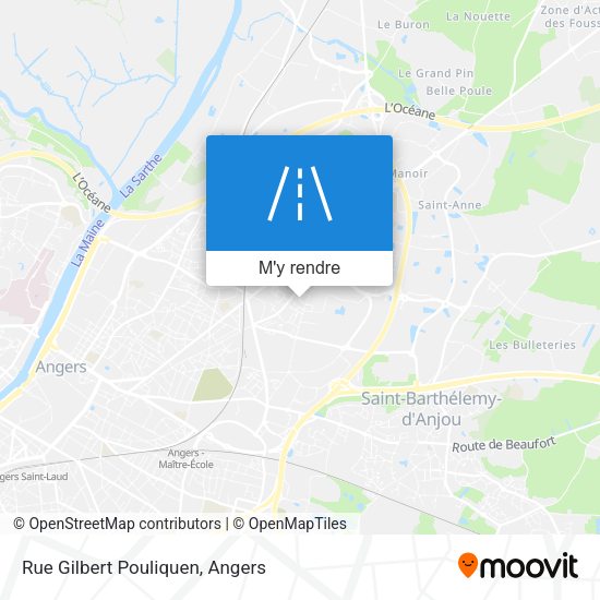 Rue Gilbert Pouliquen plan