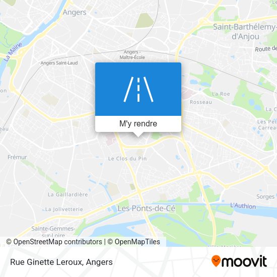 Rue Ginette Leroux plan
