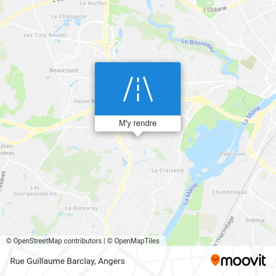 Rue Guillaume Barclay plan