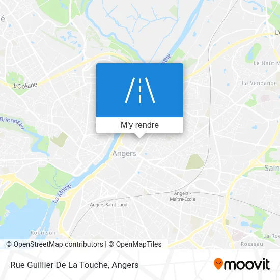 Rue Guillier De La Touche plan