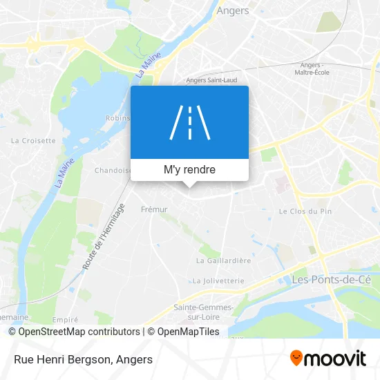 Rue Henri Bergson plan