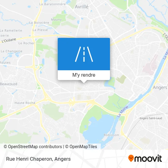Rue Henri Chaperon plan