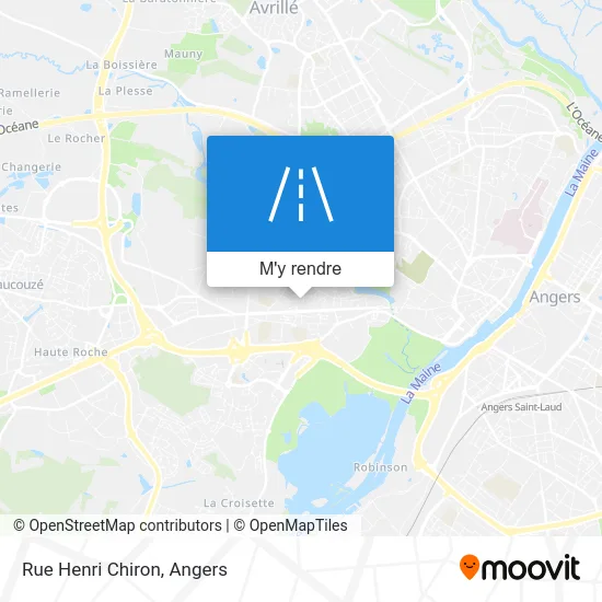 Rue Henri Chiron plan