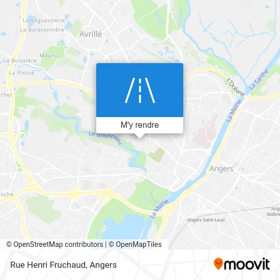 Rue Henri Fruchaud plan