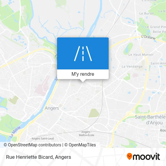 Rue Henriette Bicard plan