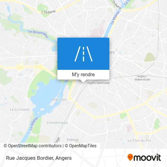 Rue Jacques Bordier plan