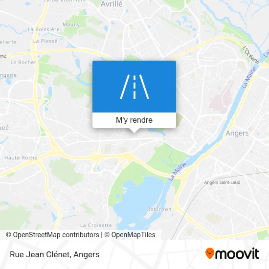 Rue Jean Clénet plan