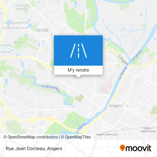 Rue Jean Cocteau plan