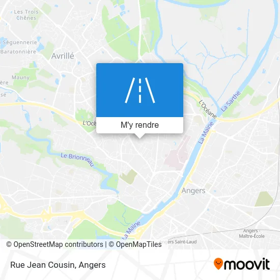 Rue Jean Cousin plan