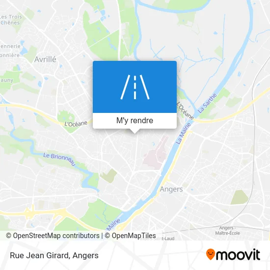 Rue Jean Girard plan