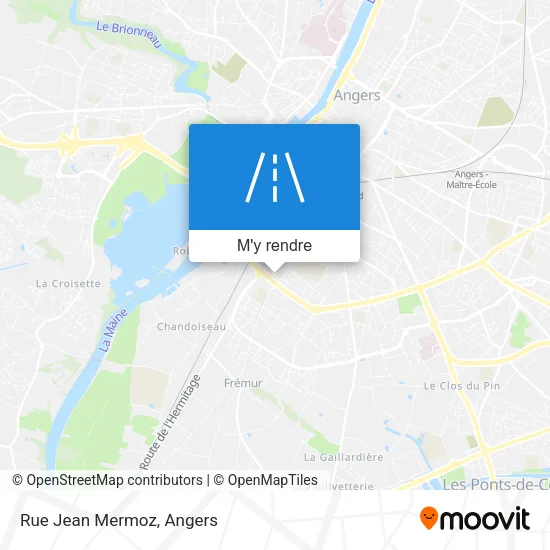 Rue Jean Mermoz plan