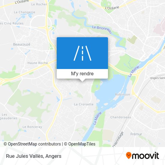 Rue Jules Vallès plan