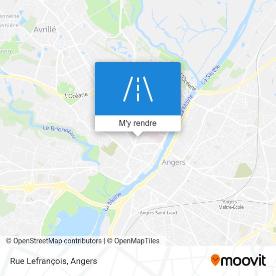 Rue Lefrançois plan