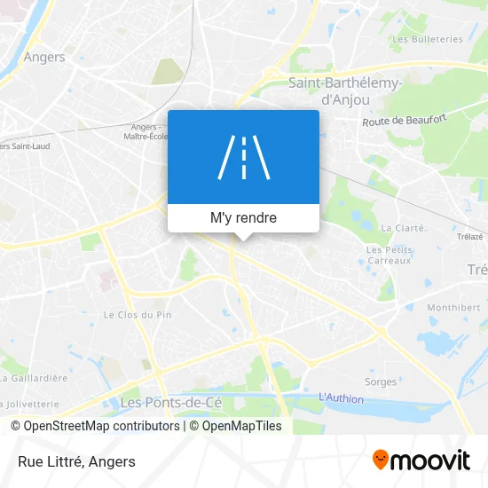 Rue Littré plan