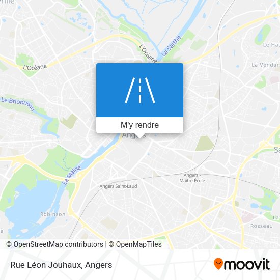 Rue Léon Jouhaux plan