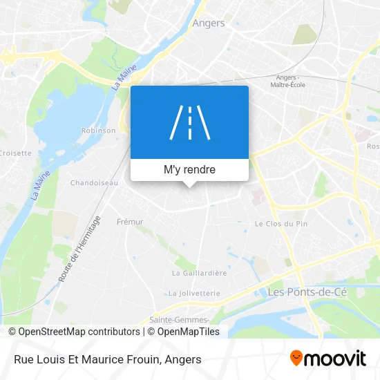 Rue Louis Et Maurice Frouin plan