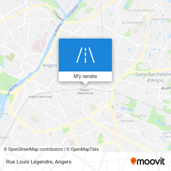 Rue Louis Legendre plan
