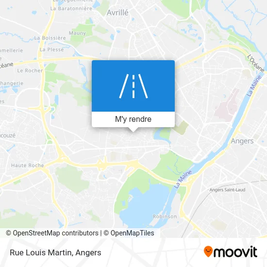 Rue Louis Martin plan