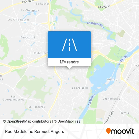 Rue Madeleine Renaud plan