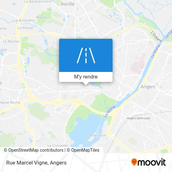 Rue Marcel Vigne plan