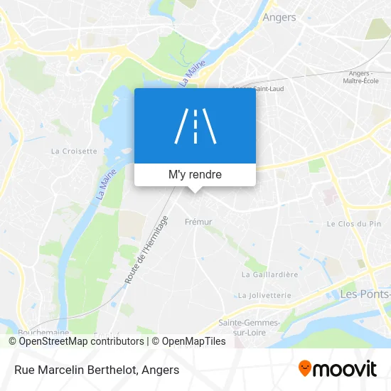 Rue Marcelin Berthelot plan