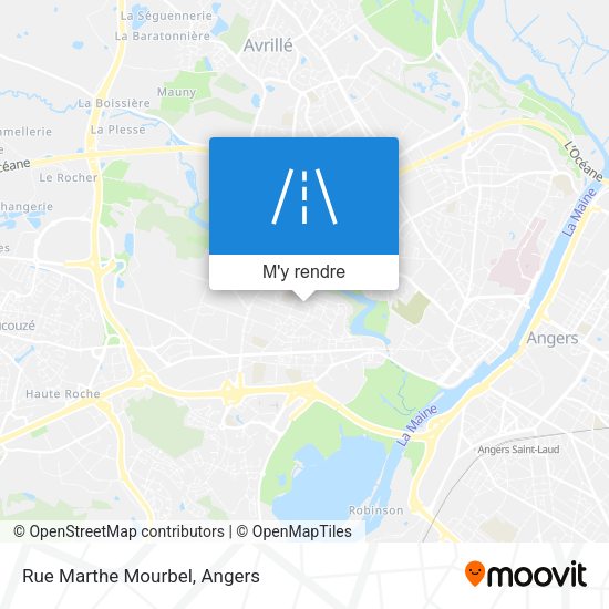 Rue Marthe Mourbel plan