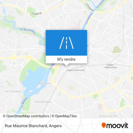 Rue Maurice Blanchard plan