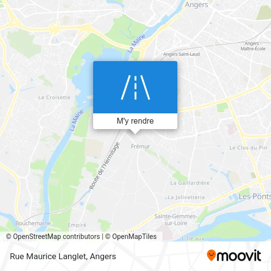 Rue Maurice Langlet plan