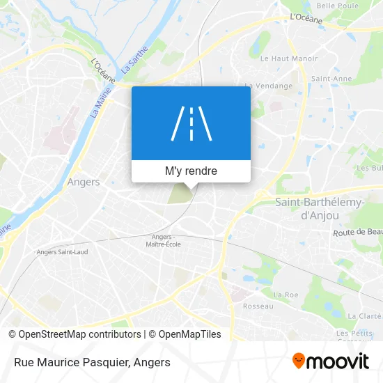 Rue Maurice Pasquier plan