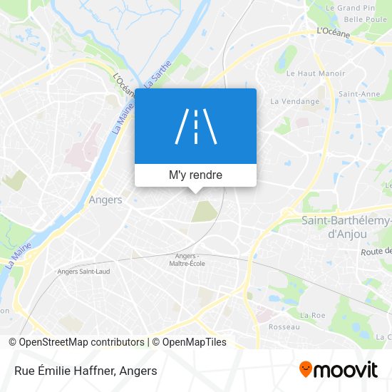 Rue Émilie Haffner plan