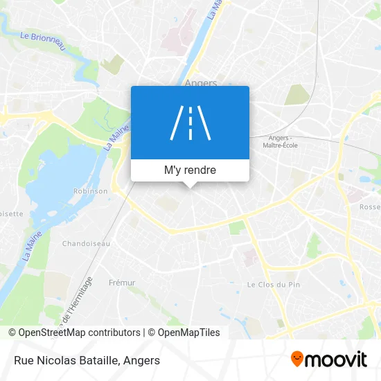 Rue Nicolas Bataille plan