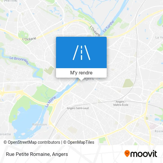 Rue Petite Romaine plan