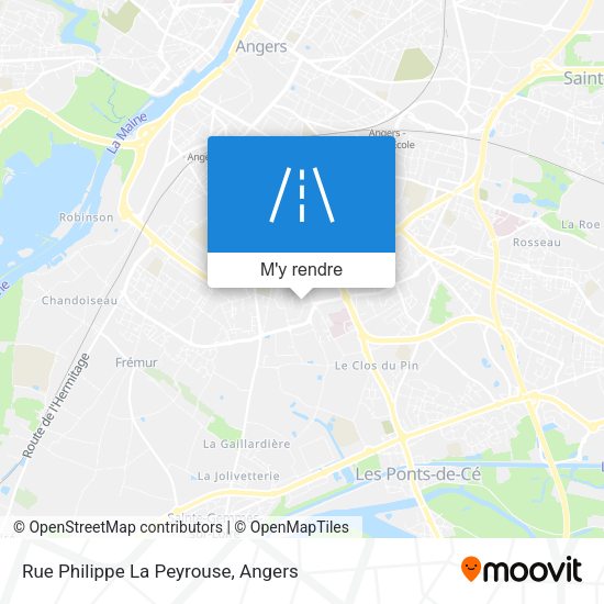 Rue Philippe La Peyrouse plan