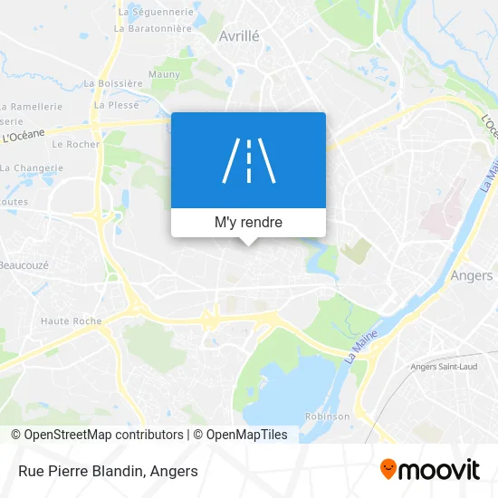 Rue Pierre Blandin plan