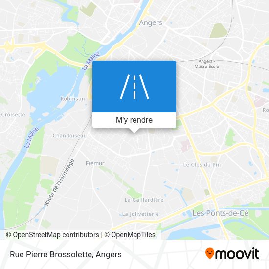 Rue Pierre Brossolette plan