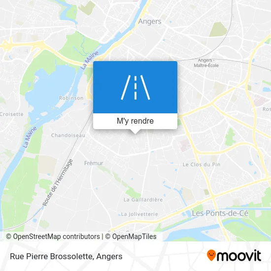 Rue Pierre Brossolette plan