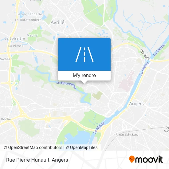 Rue Pierre Hunault plan