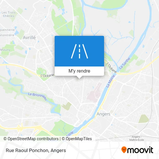 Rue Raoul Ponchon plan