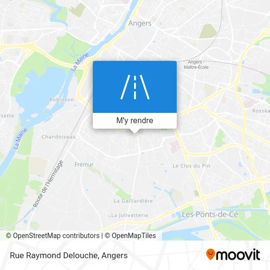 Rue Raymond Delouche plan