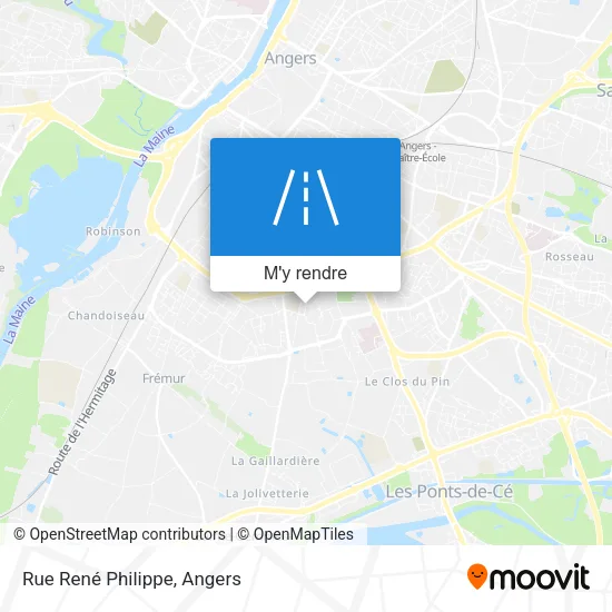 Rue René Philippe plan