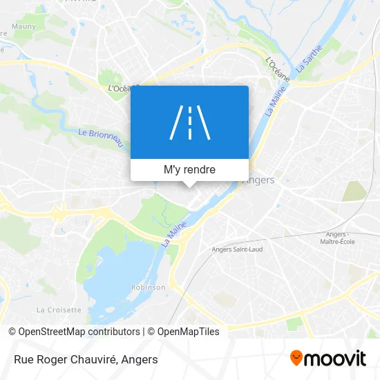 Rue Roger Chauviré plan