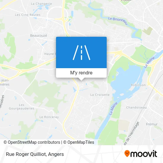 Rue Roger Quilliot plan