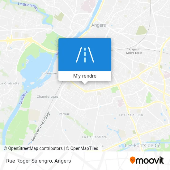 Rue Roger Salengro plan