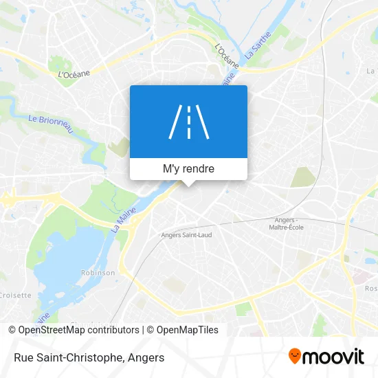 Rue Saint-Christophe plan
